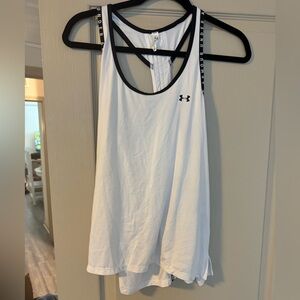 Under Armor White Athletic Tank